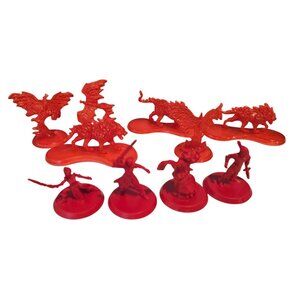 Magic The Gathering Game Arena of the Planeswalkers 10 Replacement Red Figures